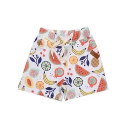 Walkiddy Kinder Shorts GOTS zertifiziert – Mehrfarbiges Früchtemuster, Bund mit Kordel, weich & bequem | von Walkiddy – Produktbild 1 von 1