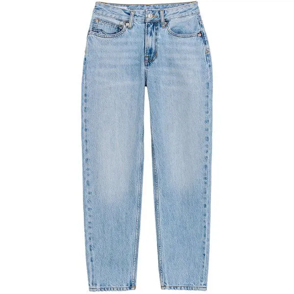 Kings Of Indigo Kings Of Indigo Jeans Caroline Cropped Mid Rise Tapered Blue Reef Super Light Used – Produktbild 1 von 4
