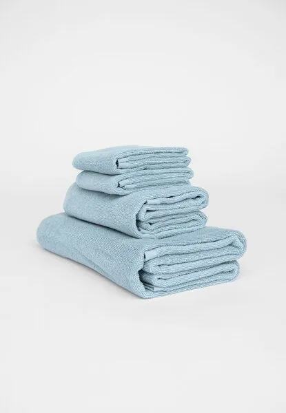 MELA MELA Duschtuch Style TANVI Bundle aus 100% Bio-Baumwolle, Cloudy blue, – Produktbild 1 von 4