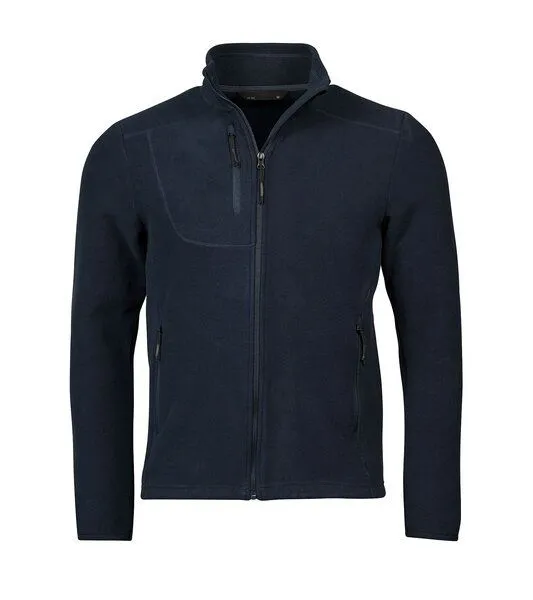 TeeJays TeeJays Übergangsjacke Outdoor Fleecejacke Herren / Unisex bis Gr. 5XL Trail Fleece Jacket, Schwarz, – Produktbild 4 von 4