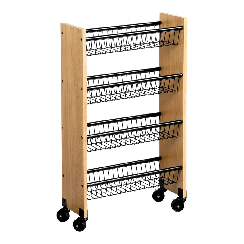 Kesper Küchenwagen, Schwarz | natur, – Produktbild 5 von 5