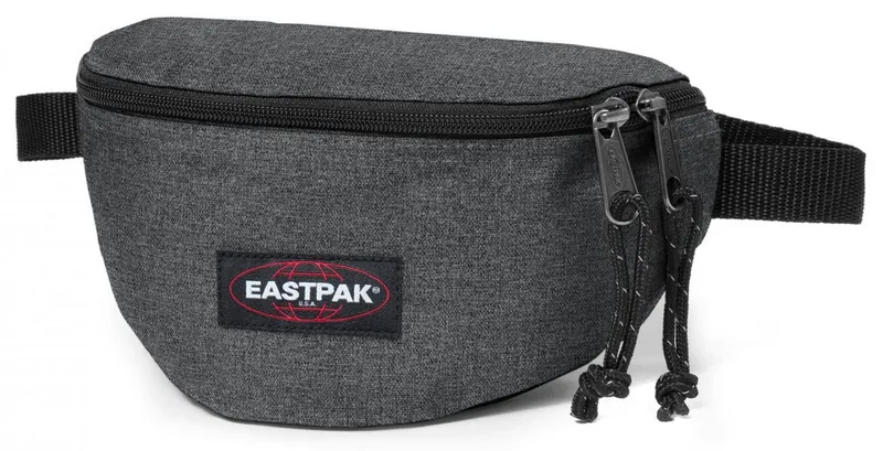 Eastpak Eastpak Bauchtasche SPRINGER, Unisex Gürteltasche, Minibag mit Reißverschluss und Logo-Aufnäher, Schwarz, – Produktbild 6 von 9