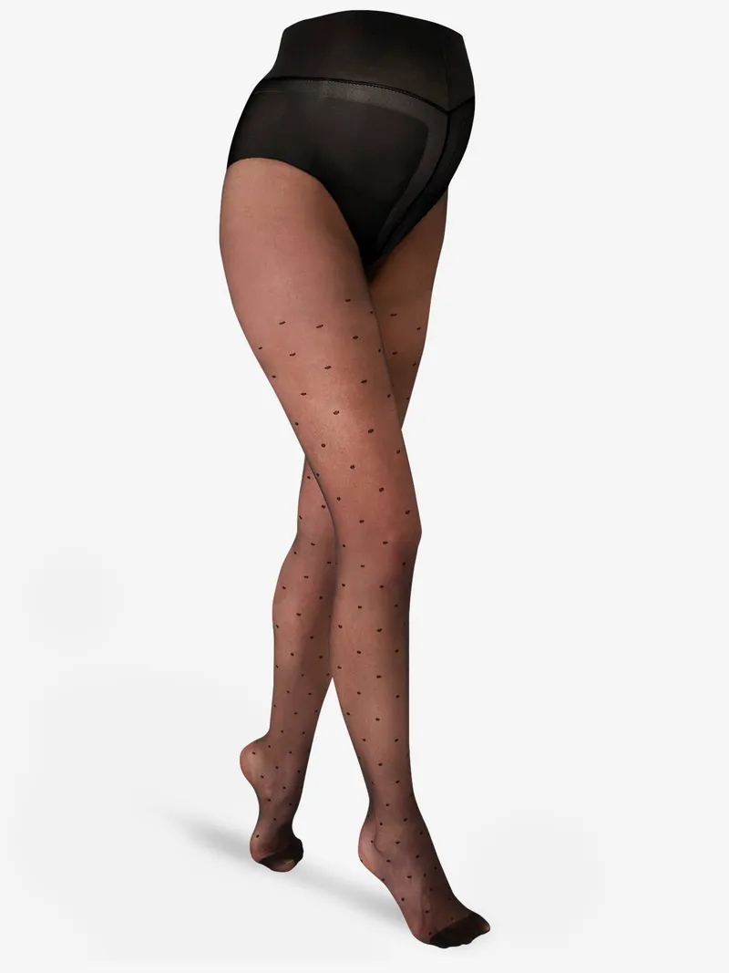 Vertbaudet Umstands-Strumpfhose, Schwarz, – Produktbild 3 von 4