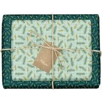 dabelino dabelino Geschenkpapier Set: Weihnachten "Tannenzweige / kariert" – Produktbild 1 von 1