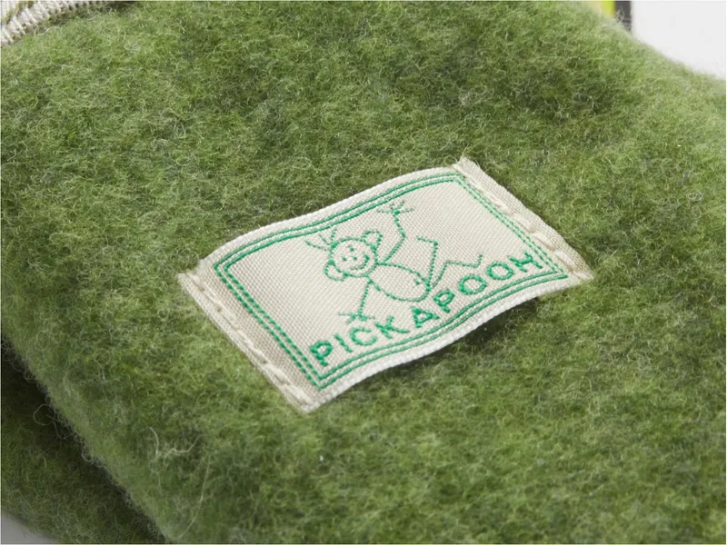 Pickapooh Pickapooh Baby und Kinder Fäustlinge Bio-Merinowolle Fleece (bis 9 Monate), Grün, – Produktbild 2 von 2