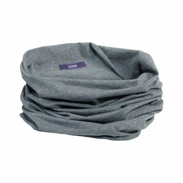 Living Crafts Living Crafts Multifunktionstuch - LOURDES, Graphite melange, – Produktbild 1 von 3