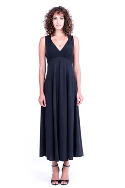 RAVENS VIEW IBIZA RAVENS VIEW IBIZA Damen vegan Kleid Wien Schwarz – Produktbild 1 von 1