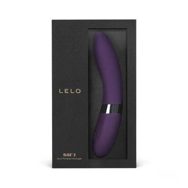 LELO Dual angetriebener Vibrator - LELO ELISE 2, Pflaume, – Produktbild 2 von 4