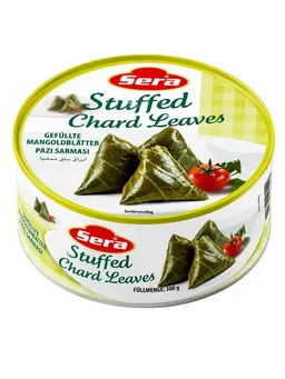 SERA FOOD Fertiggericht Gefüllte Mangoldblätter – mediterran & servierfertig, (Vegane Konserven), Spezialität, servierfertig, vegan/vegetarisch, hochwertige Zutaten – Produktbild 1 von 1