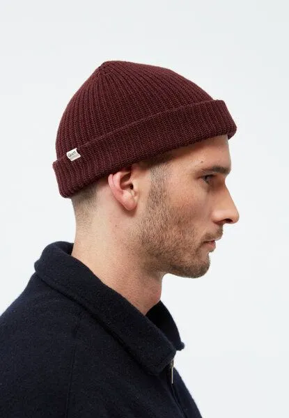 Givn Berlin Givn Berlin Beanie GBCHRISTOF aus Bio-Baumwolle, Wine red, – Produktbild 4 von 6