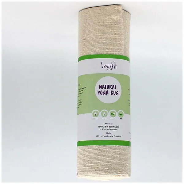 BAGHI BAGHI Bio-Yogamatte aus Baumwolle – Produktbild 2 von 3