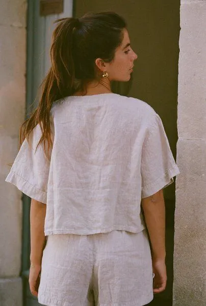 Nénés Nénés Chemise Acha, Ecru, – Produktbild 2 von 4