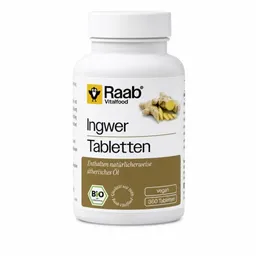 Raab Vitalfood Bio Ingwer (360 Tabletten) – Produktbild 1 von 1