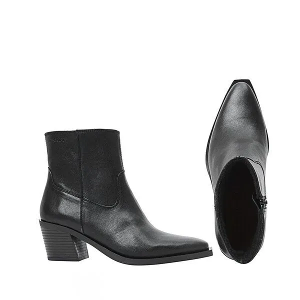 Ten Points Ten Points Carmen, Zip-Leder-Cowboy-Boots, Schwarz, – Produktbild 1 von 3