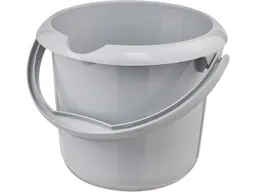 Keeeper keeeper Eimer "Mika Eco Line" mit Ausguss, Skala und Griff, Ø 24 cm, 5 l, grau – Produktbild 1 von 1