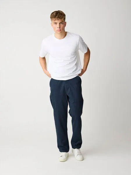 KnowledgeCotton Apparel KnowledgeCotton Apparel Flint weite Chino-Hose aus Bio-Baumwolle, Grün-twill, – Produktbild 4 von 4