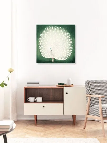 Photocircle Photocircle Poster / Leinwandbild - Pfau von Ohara Koson – Produktbild 2 von 4