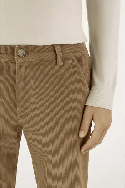 DAWN DAWN Cord-Hose MANE Relaxed Straight, Cognac (braun), – Produktbild 2 von 3