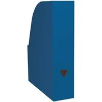Stehsammler "Color" aus Recyclingkarton DIN A4, blau – Produktbild 1 von 1