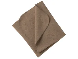 Engel natur Engel Natur Babydecke mit Muschelkante Bio-Merinowolle Fleece melange walnuss Maße 80 x 100 cm – Produktbild 1 von 1