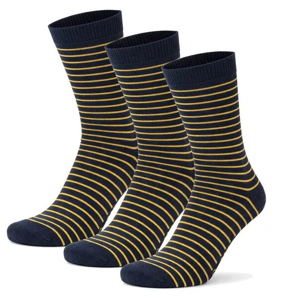 Opi and Max Opi and Max Socken Fuer Herren 12 Paar Bio-Baumwollsocken (98%) GOTS-zertifiziert, Gelb, – Produktbild 1 von 1