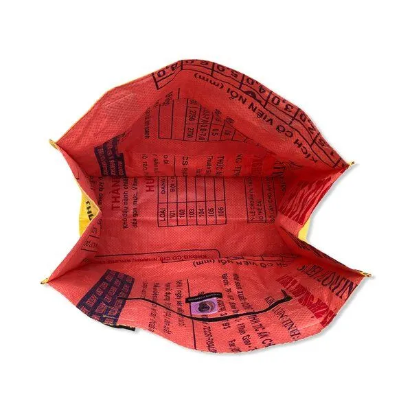 Beadbags Beadbags Einkaufstasche Ri94 recycelter Reissack, Gelb, – Produktbild 4 von 5