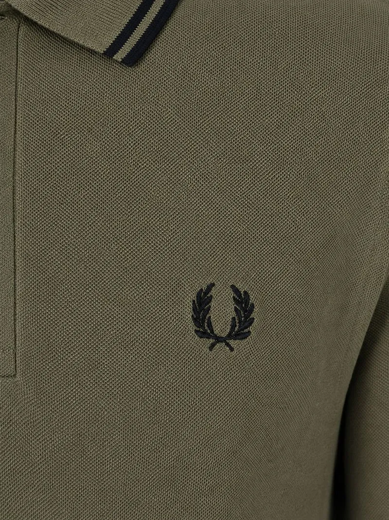 Fred Perry Fred Perry Poloshirt Tipped M3600 Grün Z50 - Größe S, Grün, – Produktbild 5 von 5