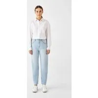 DAWN Damen Jeans STARDUST High Waist O-Shape DAWN Bio-Baumwolle, Bright blue, – Produktbild 2 von 6