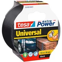 Tesa tesa Gewebeklebeband "extra Power" 10 m x 50 mm schwarz – Produktbild 1 von 1