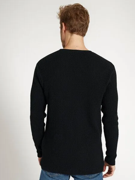 recolution recolution Herren Strickpullover Cedar reine Bio-Baumwolle, Dark green, – Produktbild 2 von 4