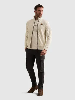 PME Legend PME Legend Strickjacke Interlock Bone White Melee – Produktbild 1 von 1