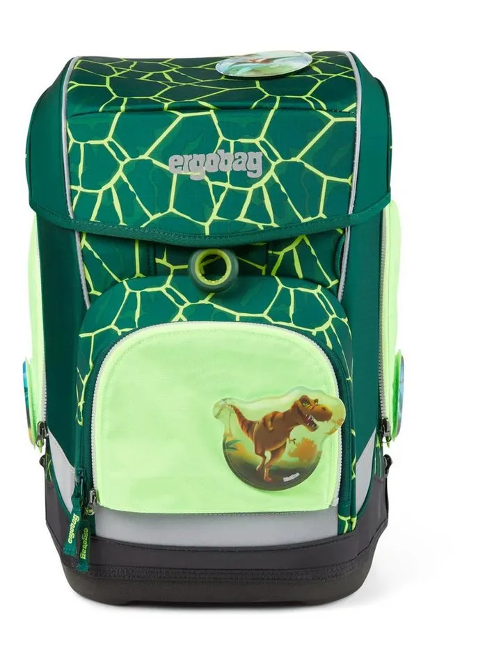 Ergobag Ergobag Schulranzen Fluo Zip Set (3-tlg), reflektierend, Gelb|grün, – Produktbild 3 von 5