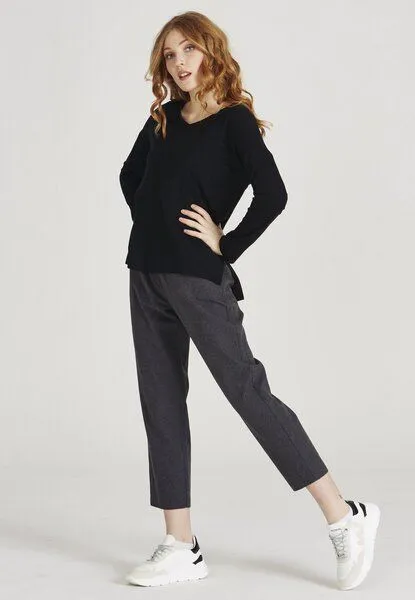 Givn Berlin Givn Berlin Damen Sweater aus TENCEL Modal "Jules", Black, – Produktbild 2 von 4