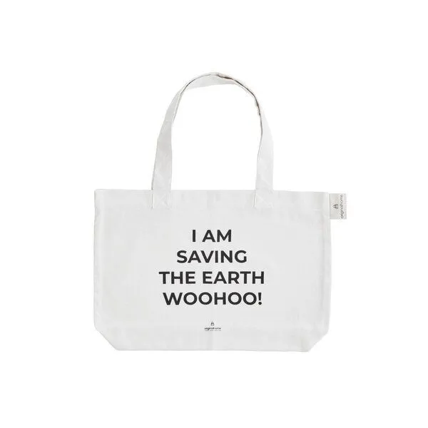 Originalhome Originalhome Tote aus recycelte Baumwolle, M, Weiß, – Produktbild 1 von 2