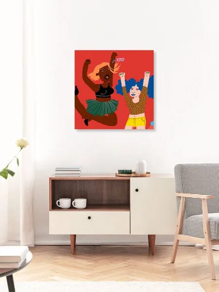 Photocircle Photocircle Poster / Leinwandbild - Happy Dance – Produktbild 2 von 4