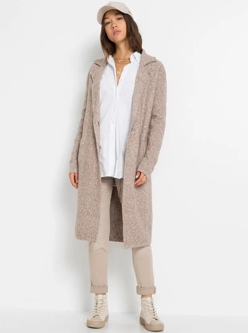 Witt Strickjacke beige-ecru-meliert, Beige-ecru-meliert, – Produktbild 1 von 1