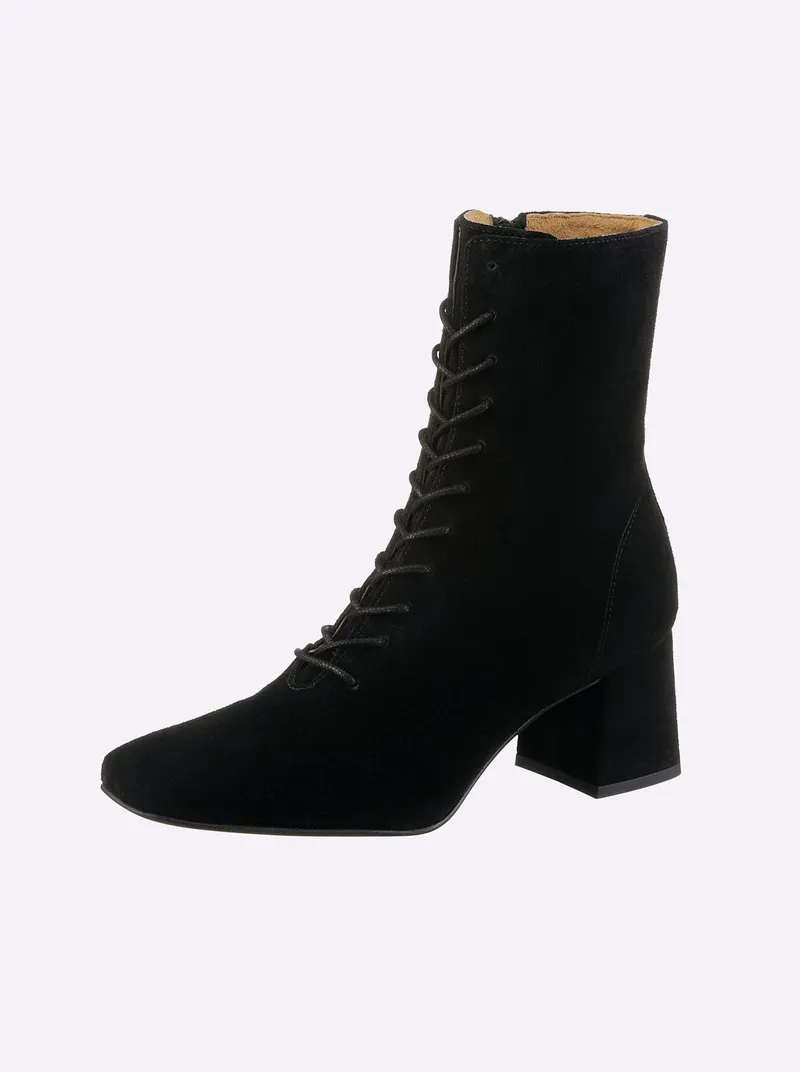 heine Stiefelette schwarz, Schwarz, – Produktbild 1 von 3