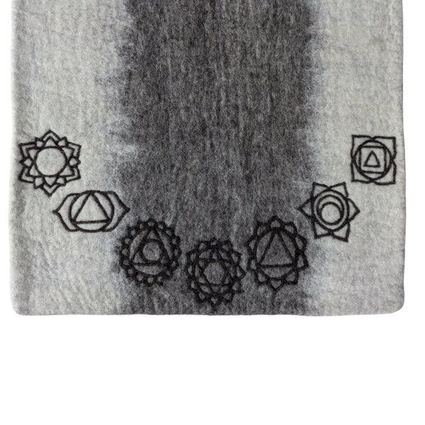 Wooliie Wooliie Chakra - Handgefertigte Wollmatte – Produktbild 4 von 4