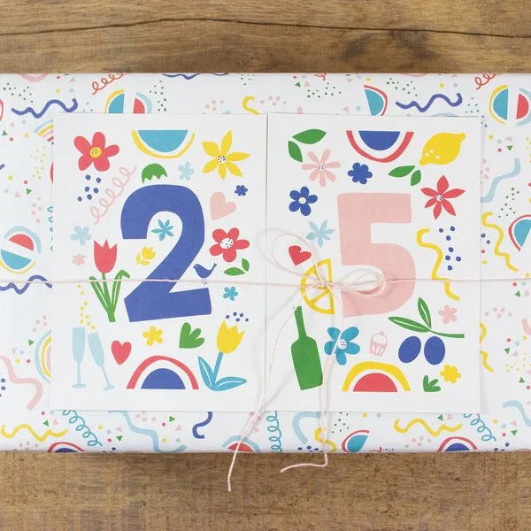 Bow & Hummingbird Bow & Hummingbird Postkarte Five/Fünf – Produktbild 2 von 3