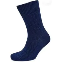 BLS Organic BLS Organic Jaquard Design GOTS zertifizierte Glitter Bio-wolle Damen Socken, Blau, – Produktbild 1 von 1