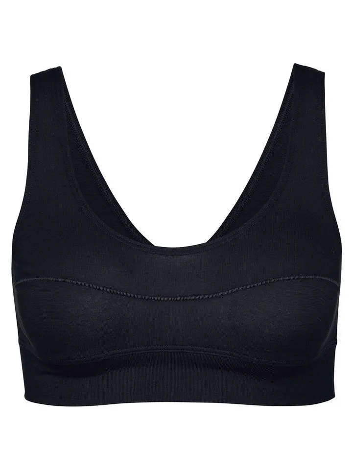 CALIDA CALIDA Bustier Elastic Damen (1-tlg) weicher Softbund, breite Träger und natürlicher Halt, Blau, – Produktbild 1 von 5