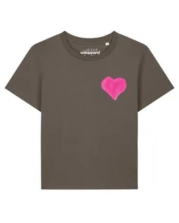 watapparel watapparel T-Shirt Frauen Pink Heart – Produktbild 1 von 1
