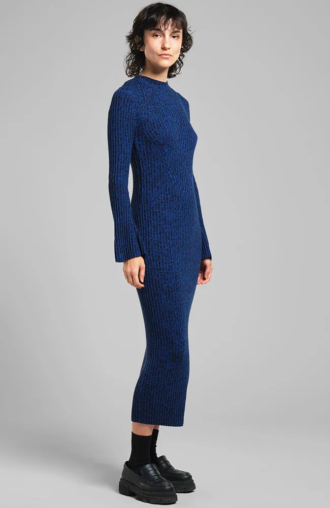 Dedicated DEDICATED Damen vegan Kleid Vamlingbo Blau, Dunkelblau, – Produktbild 1 von 2