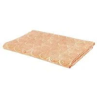 El Puente El Puente Tagesdecke/Tischdecke | Fair Trade & Handmade aus Indien, Natur,rot, – Produktbild 1 von 1