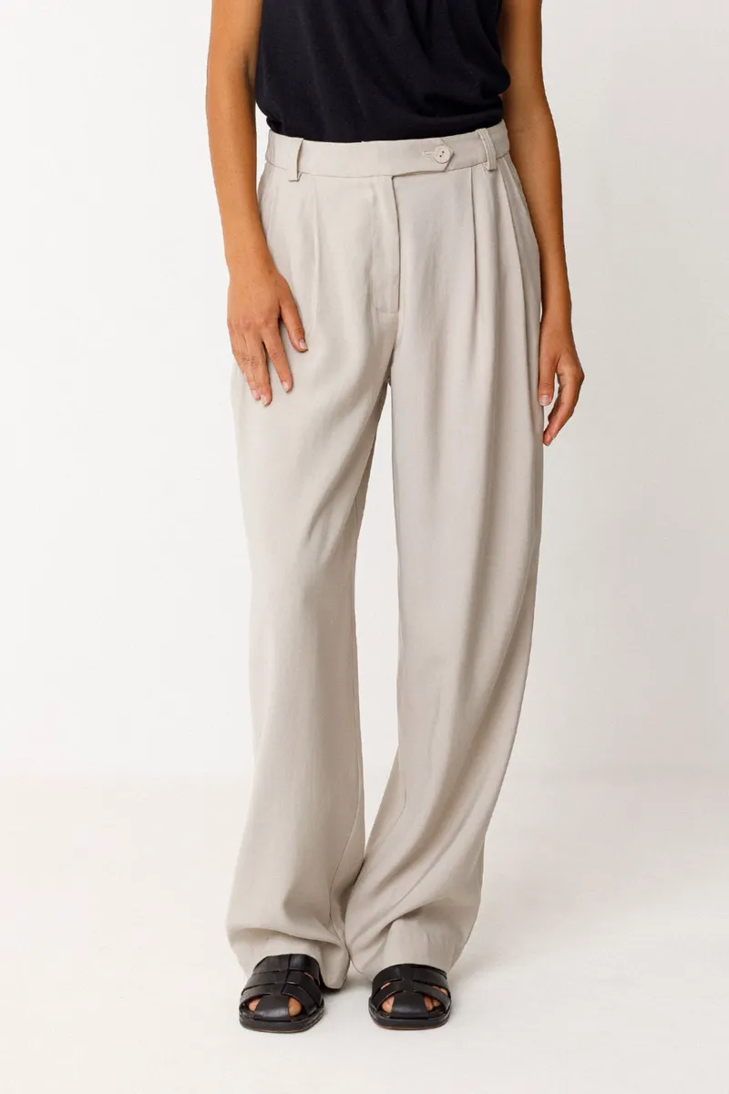 SKFK SKFK Damen vegan Hose Haide Beige, Beige, – Produktbild 2 von 2