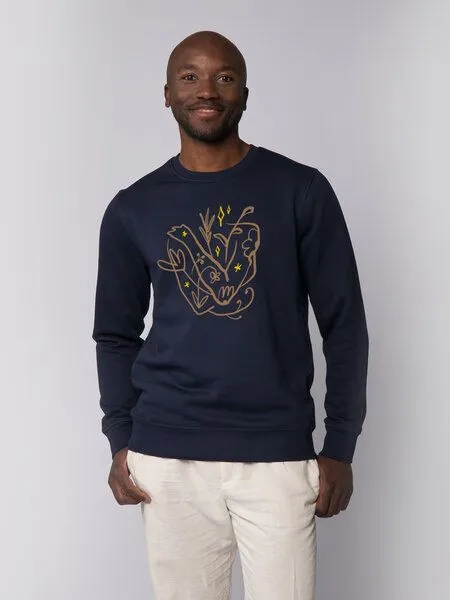 watapparel watapparel Sweatshirt Unisex Self love, French navy, – Produktbild 1 von 4