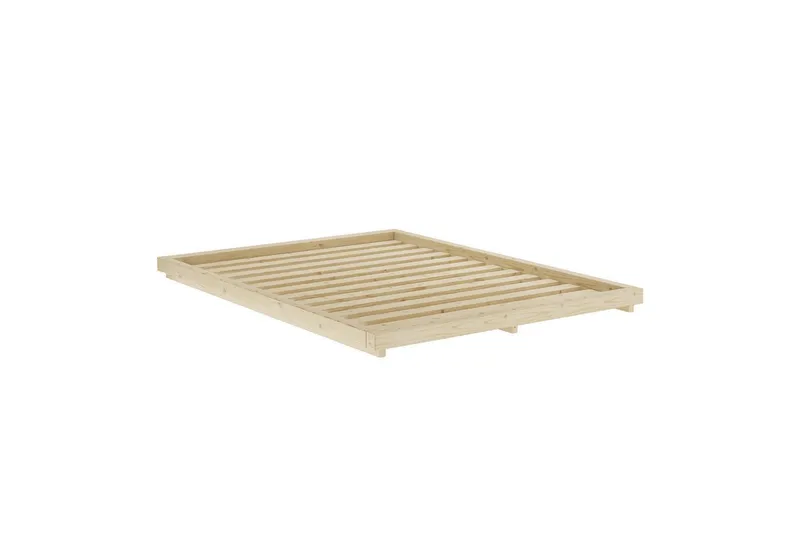 Karup Design Futonbett FSC® Massivholz Futonbett, excl. Matratze, mit Lattenrost, Minimalistisches Design, ein zeitloser Klassiker für moderne Räume, Beige, – Produktbild 1 von 8