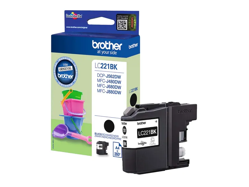 Brother Brother Tintenpatrone LC-221BK schwarz – Produktbild 1 von 3