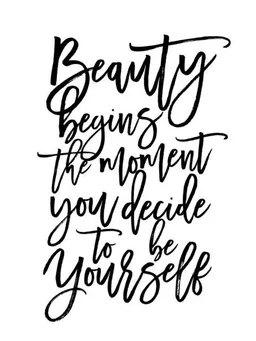 Photocircle Photocircle Poster / Leinwandbild - Beauty Begins – Produktbild 1 von 1