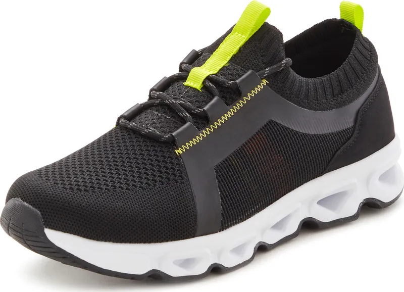 John Devin Sneaker, Schwarz/neon, – Produktbild 3 von 3